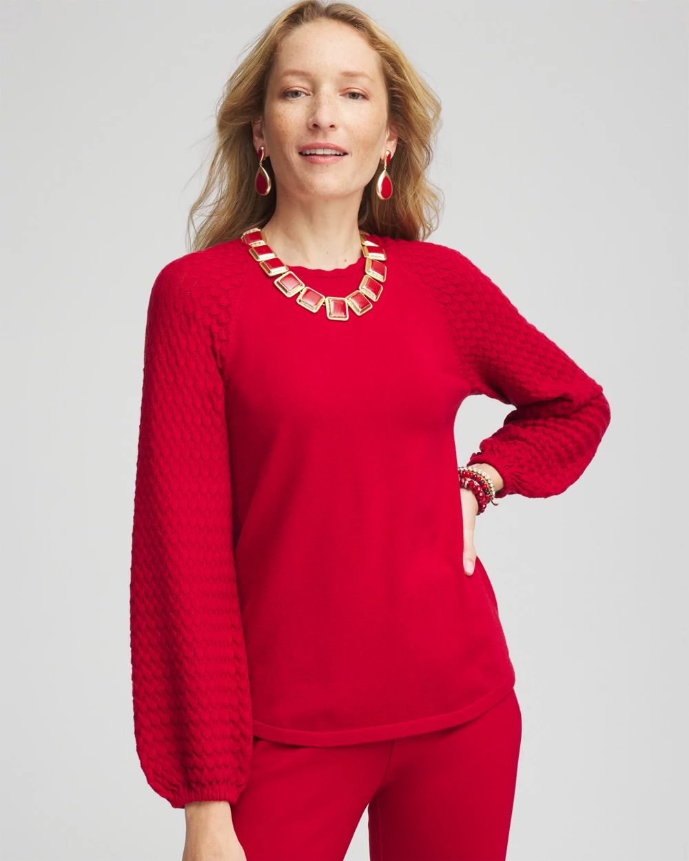 Raglan Sleeve Pullover Sweater | Chico's